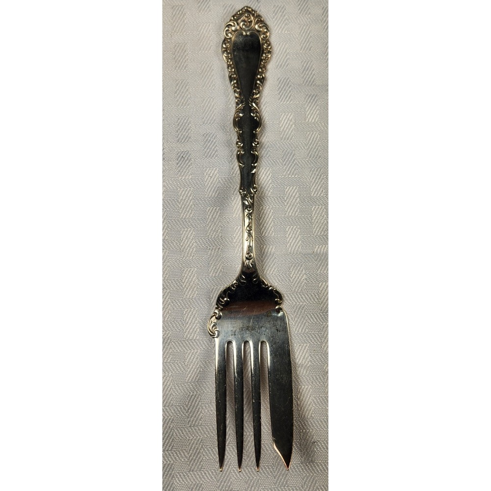 Antique SilverPlate 1900 Simeon L & George H. Rogers Meat Fork